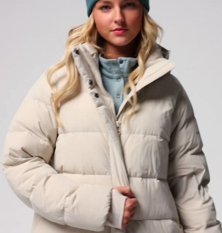 Amaze Puff Long Hooded Jacket | 278 | XXL, Color: Dark Stone