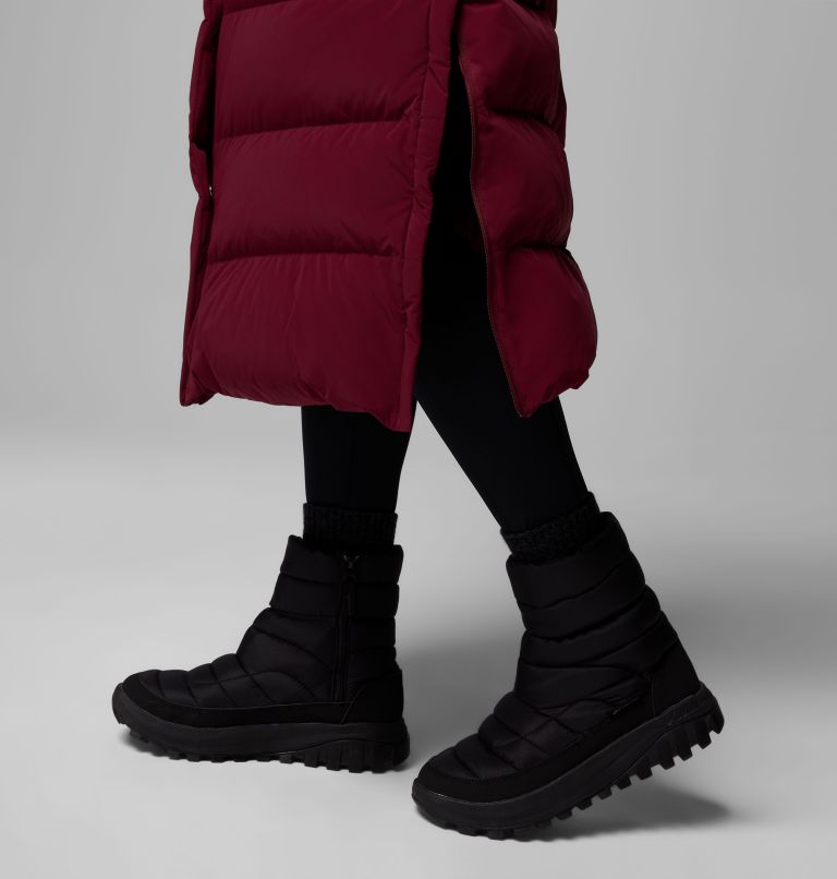 Amaze Puff Long Hooded Jacket | 624 | L, Color: Rich Wine, image 13