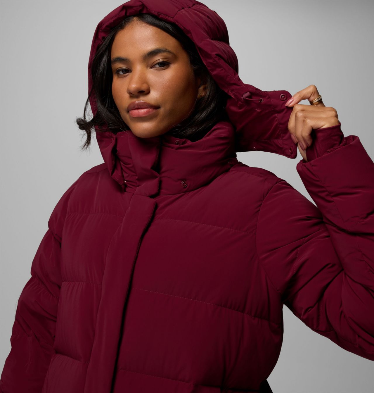 Women's Amaze Puff™ Long Hooded Jacket 11