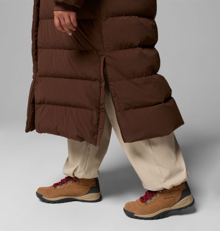 Amaze Puff Long Hooded Jacket | 256 | 2X, Color: Tobacco, image 13
