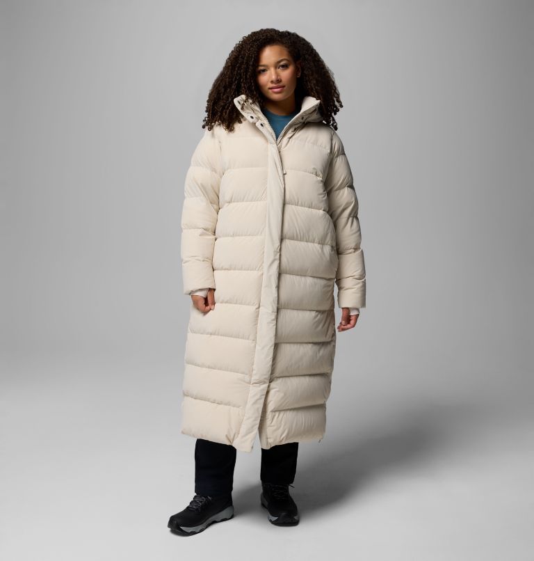 Amaze Puff Long Hooded Jacket | 278 | 1X, Color: Dark Stone, image 5
