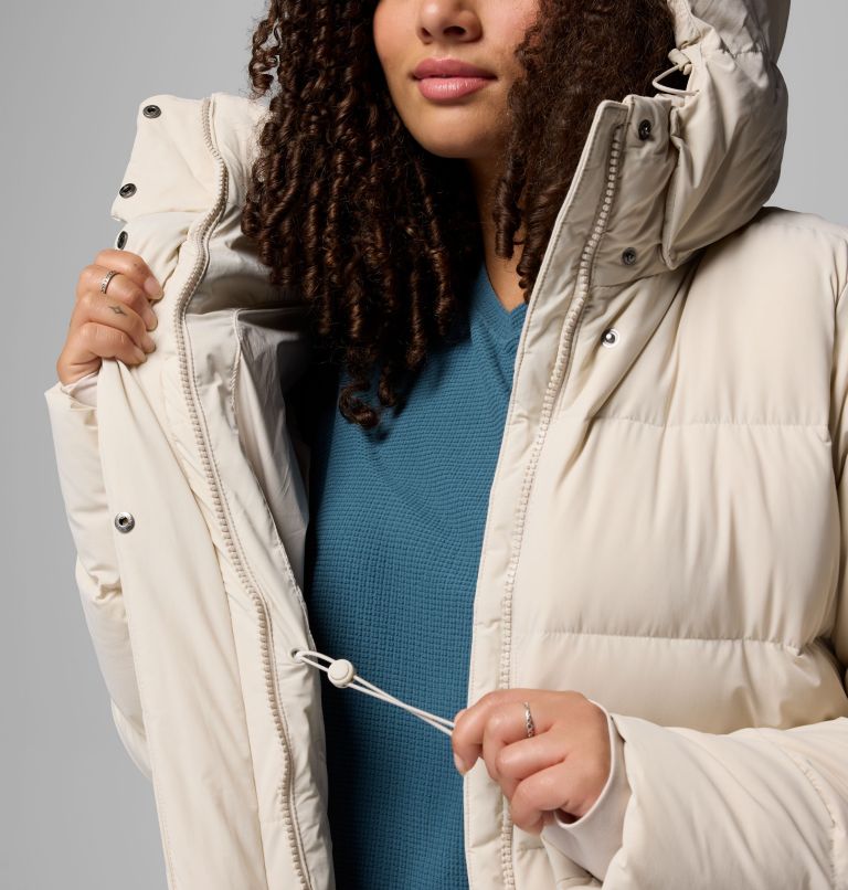 Amaze Puff Long Hooded Jacket | 278 | 1X, Color: Dark Stone, image 9
