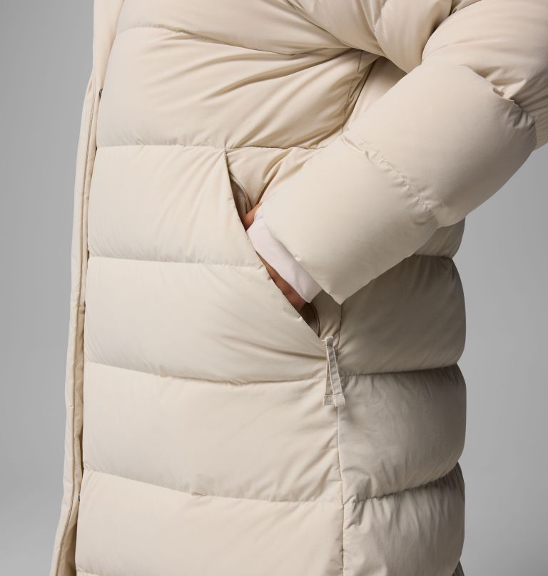 Amaze Puff Long Hooded Jacket | 278 | 1X, Color: Dark Stone, image 12