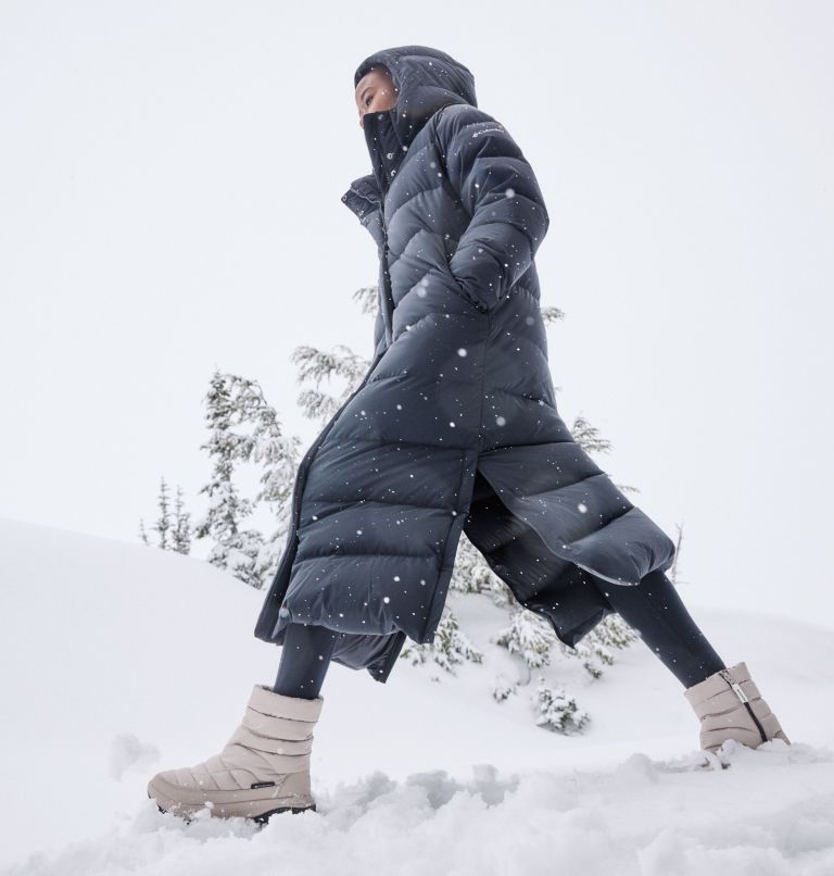 Women's Amaze Puff Long Hooded Down Puffer, Color: Black, image 21
