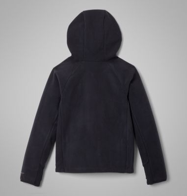 Kids' Arctic Peak Hooded Full Zip Jacket, Color: Black, image 6