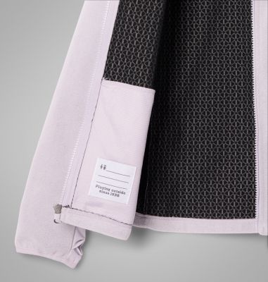 Arctic Peak funktionale Fleece Jacke mit Kapuze Unisex für Jugendliche, Color: Lavender Pearl, image 9