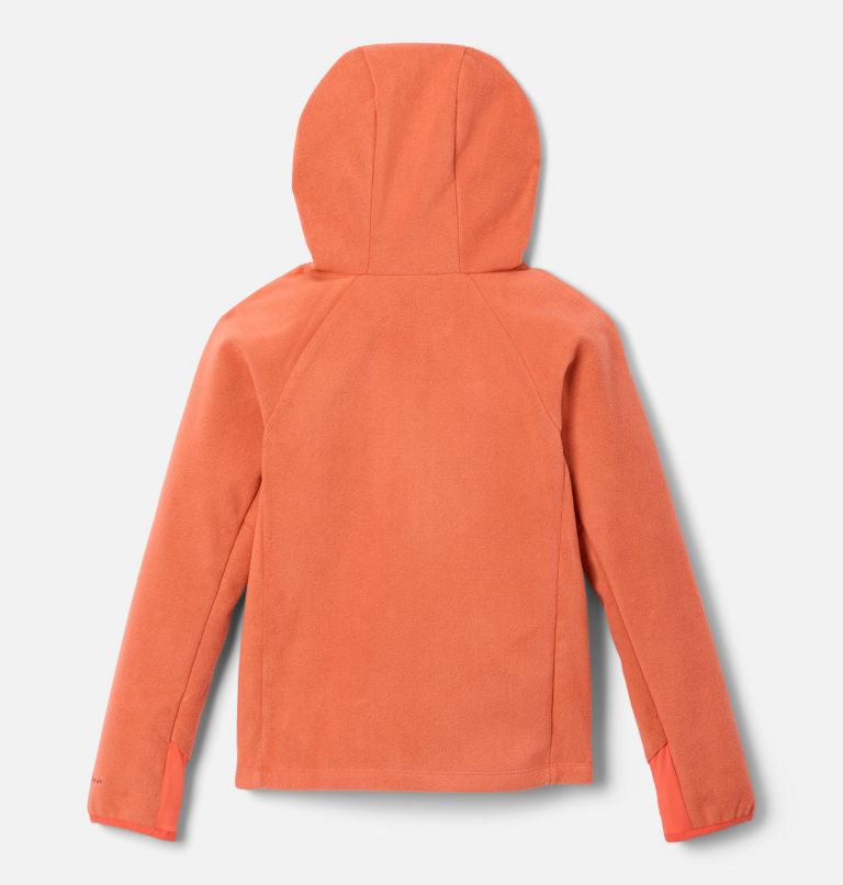 Youth Unisex Arctic Peak Hooded Technical Fleece Jacket, Color: Zing, image 2