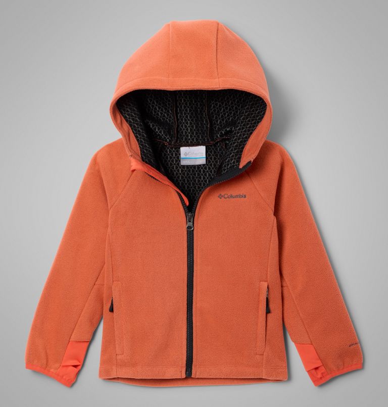Toddler Arctic Peak Hooded Full Zip Jacket, Color: Zing, image 1