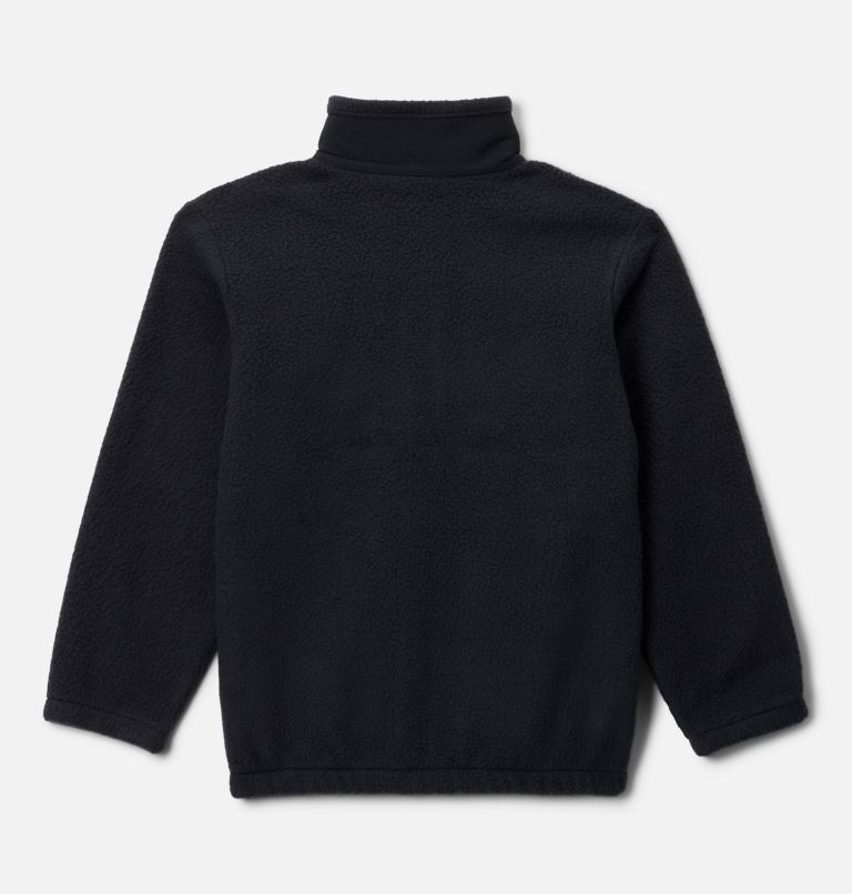 Manteau à fermeture éclair pleine longueur en tissu polaire granuleux Jasper Ridge pour enfant, Color: Black, image 2