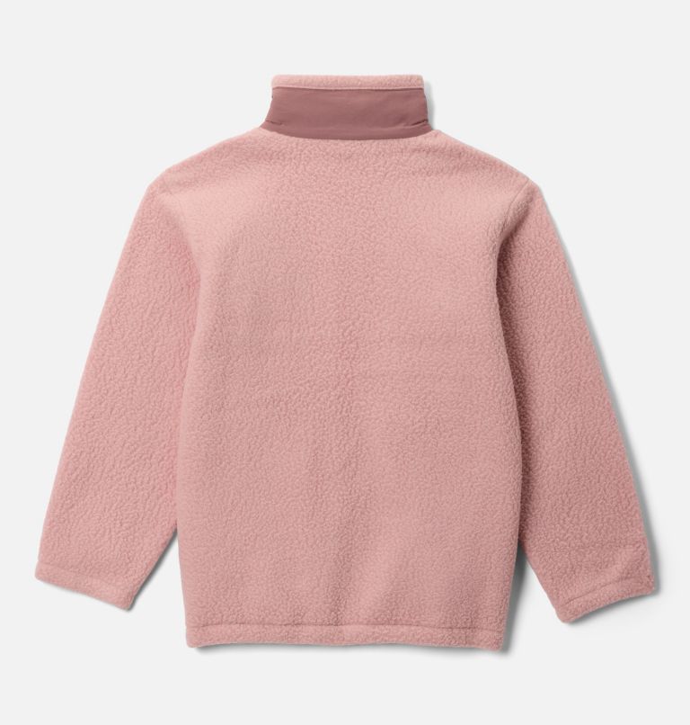 Manteau à fermeture éclair pleine longueur en tissu polaire granuleux Jasper Ridge pour enfant, Color: Eraser Pink, Fig, image 2