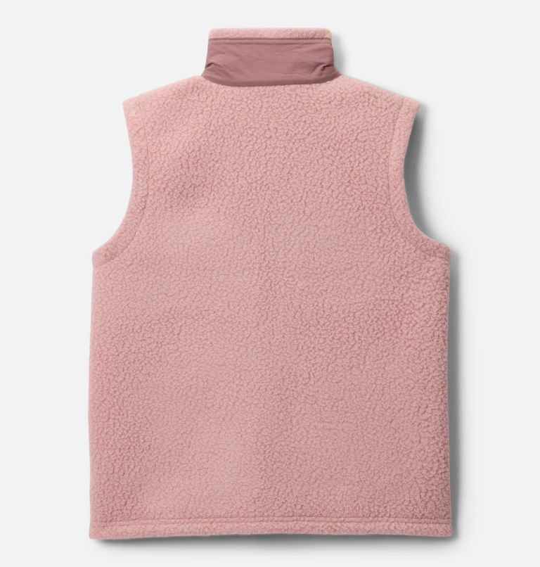 Jasper Ridge Pebbled Fleece Vest | 659 | XXS, Color: Eraser Pink, Fig, image 2