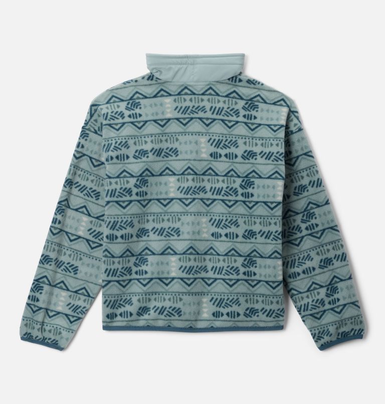 Kids' Sequoia Grove Printed Full Zip Fleece, Color: Crushed Blue Horizons, Crushed Blue, image 2