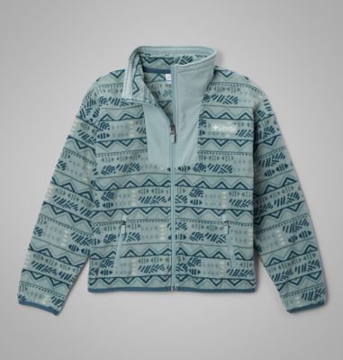 Sequoia Grove Fleece Jacke mit Print Unisex für Jugendliche, Color: Crushed Blue Horizons, Crushed Blue, image 1