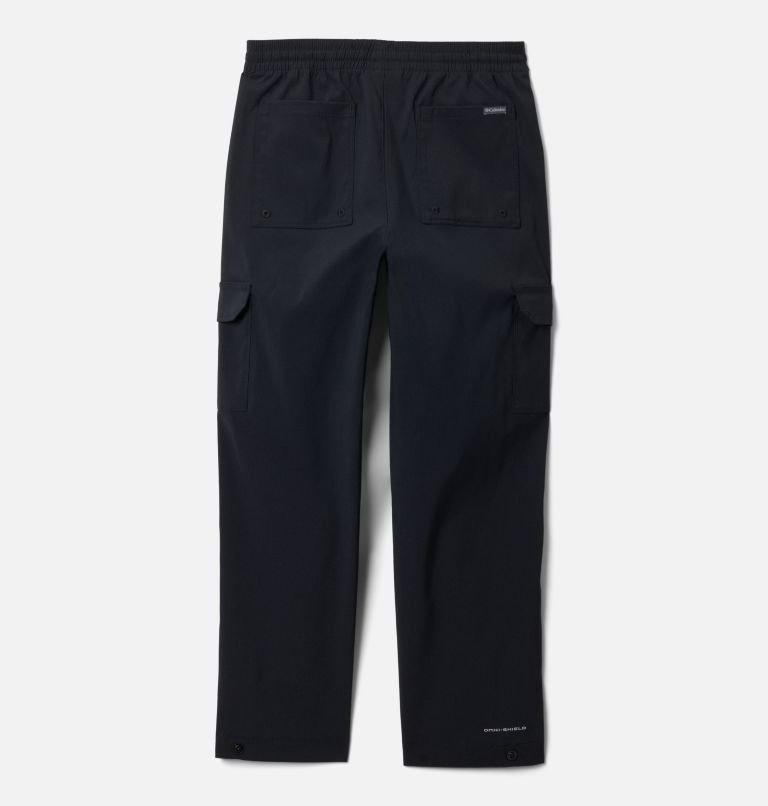 Kids' Tech Trail Utility Pants, Color: Black, image 2