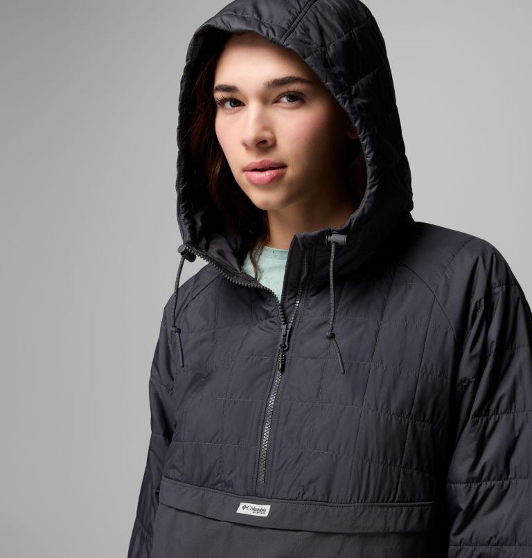 Women's PFG Uncharted II Insulated Anorak, Color: Shark, image 5