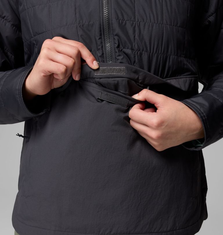 Women's PFG Uncharted II Insulated Anorak, Color: Shark, image 6