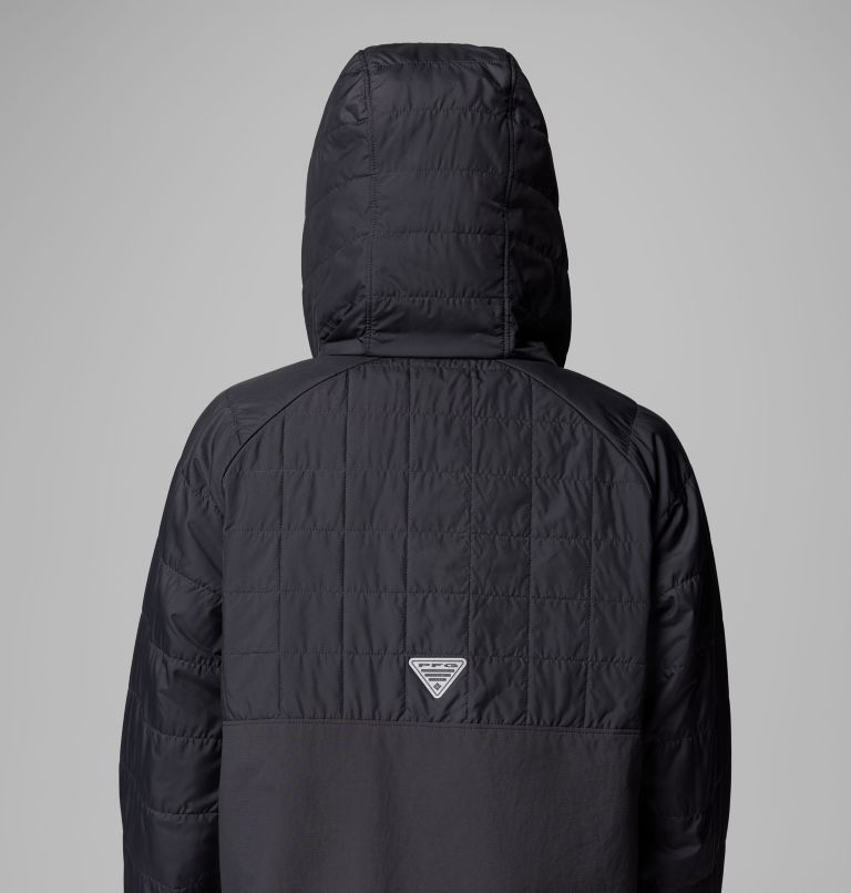 Women's PFG Uncharted II Insulated Anorak, Color: Shark, image 8