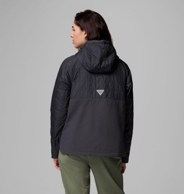 Women's PFG Uncharted II Insulated Anorak, Color: Shark, image 3