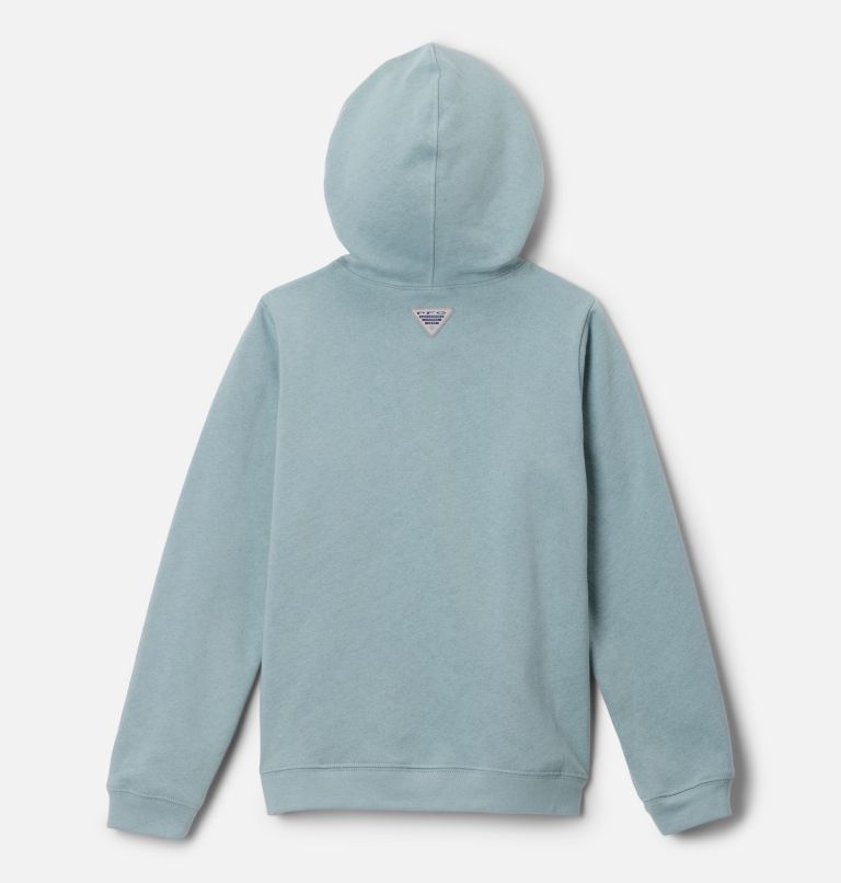 Boys' PFG Diamond Wave Hoodie, Color: Crushed Blue, image 2