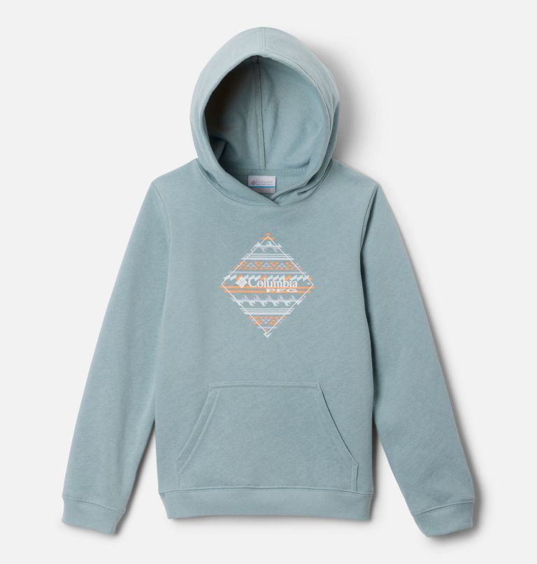Boys' PFG Diamond Wave Hoodie, Color: Crushed Blue, image 1