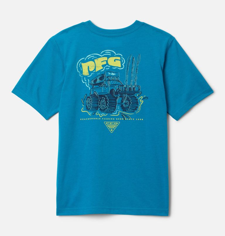 PFG Surf Monster SS Tee | 462 | S, Color: Blue Echo, image 1
