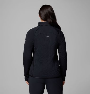 Women's Arctic Crest Hybrid Full Zip Jacket, Color: Black, image 11