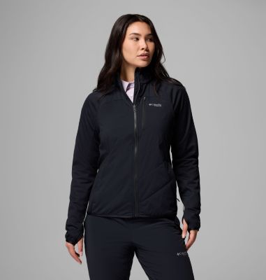 Women's Arctic Crest Hybrid Full Zip Jacket, Color: Black, image 9
