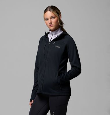 Women's Arctic Crest Bonded Full Zip Jacket, Color: Black, image 12