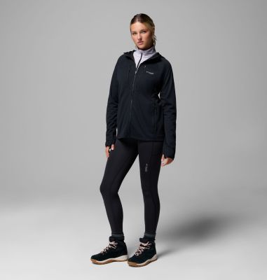 Women's Arctic Crest Bonded Full Zip Jacket, Color: Black, image 10