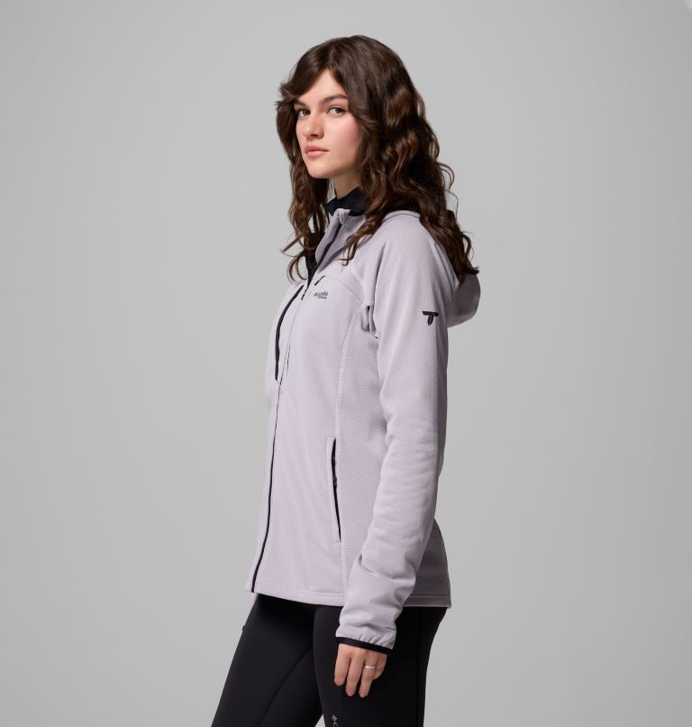 Chaqueta de forro polar técnica Arctic Crest para mujer, Color: Lavender Pearl, Black, image 4