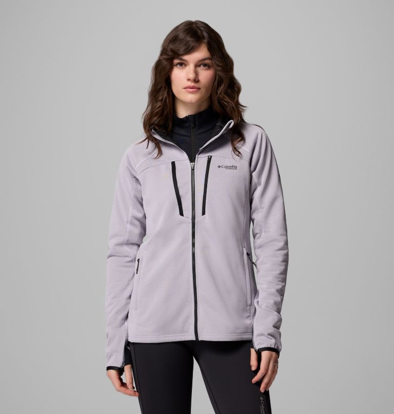 Chaqueta de forro polar técnica Arctic Crest para mujer, Color: Lavender Pearl, Black, image 1