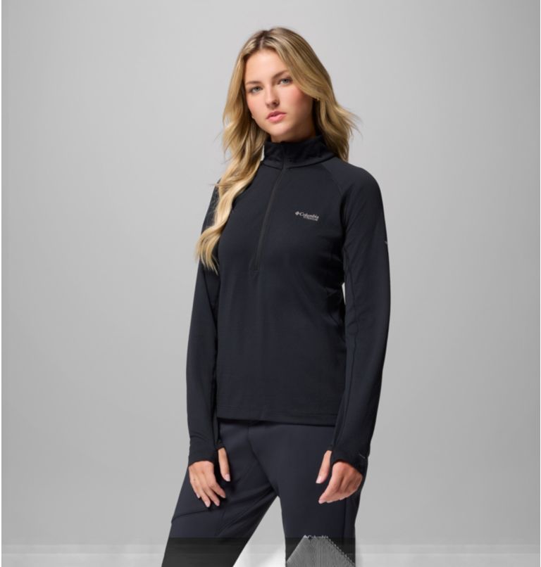 T-shirt Technique Manches Longues DriVenture Femme, Color: Black, image 4