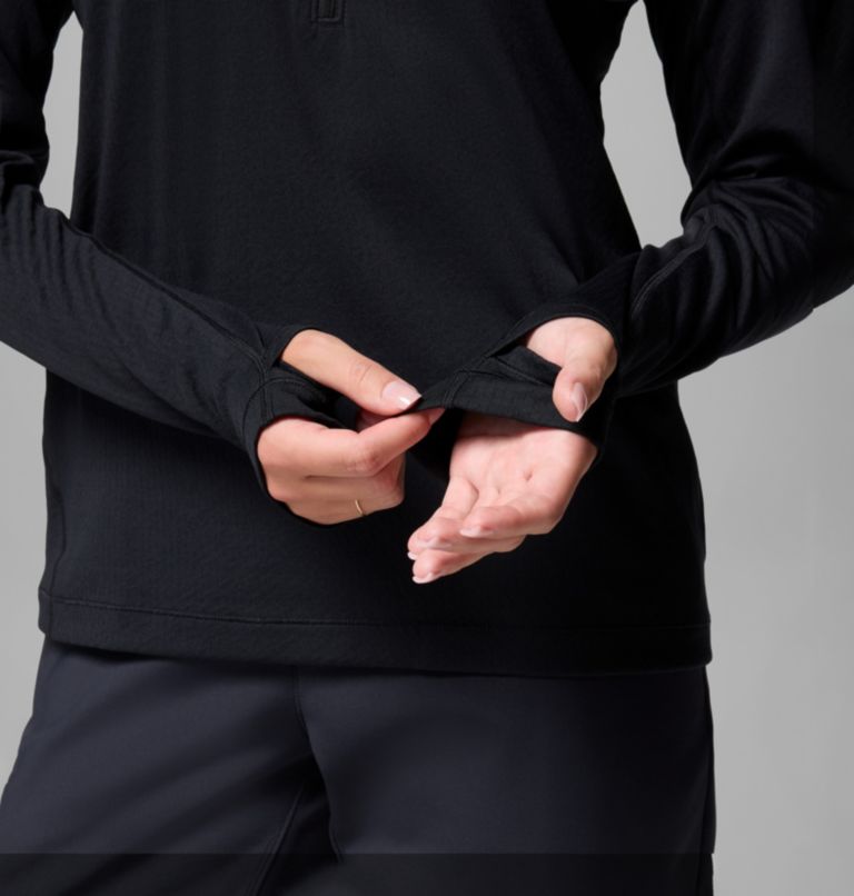 T-shirt Technique Manches Longues DriVenture Femme, Color: Black, image 7