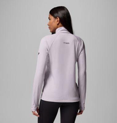Women's DriVenture Technical Long Sleeve T-Shirt, Color: Lavender Pearl, White, image 3