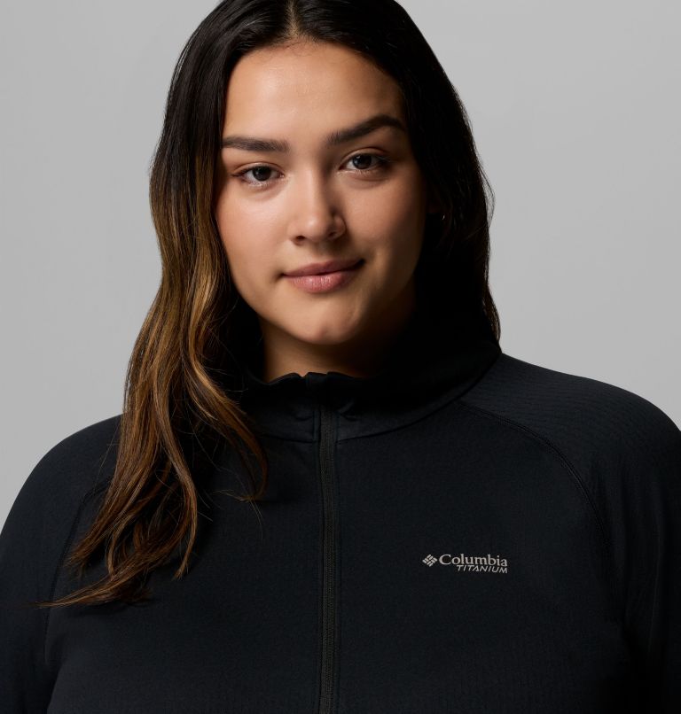 Women's DriVenture Half Zip Shirt - Plus Size, Color: Black, image 6