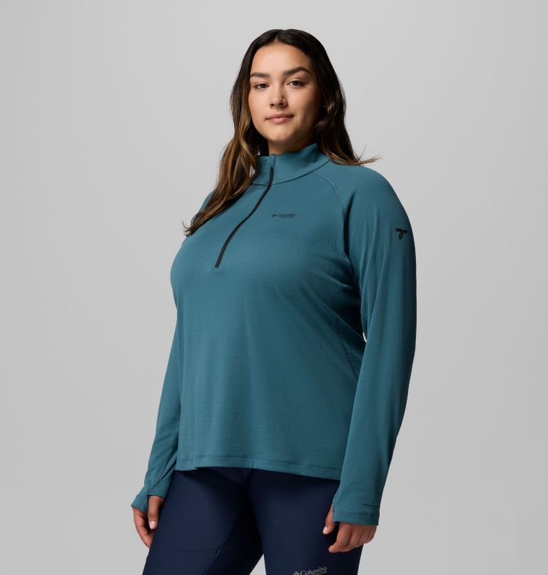 DriVenture Half Zip | 429 | 3X, Color: Everblue, Black, image 4