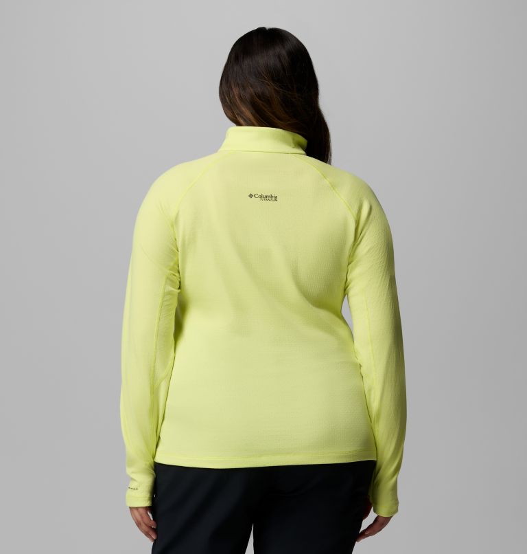 Women's DriVenture Half Zip Shirt - Plus Size, Color: Neon Light, White, image 3
