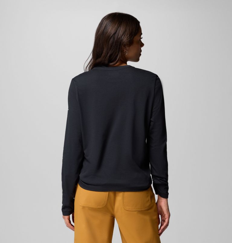 Ruby Springs Graphic LS Tee | 010 | XXL, Color: Black, Colorful Treescape, image 3
