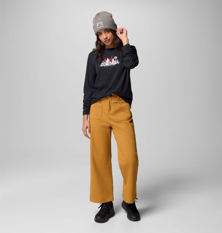 Ruby Springs Graphic LS Tee | 010 | XXL, Color: Black, Colorful Treescape, image 2