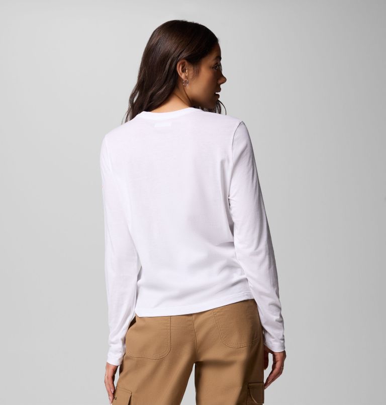 Ruby Springs Graphic LS Tee | 100 | XXL, Color: White, Colorful Treescape, image 3