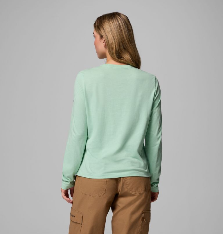 T-shirt Graphique Manches Longues Ruby Springs Femme, Color: New Mint, Colorful Treescape, image 3