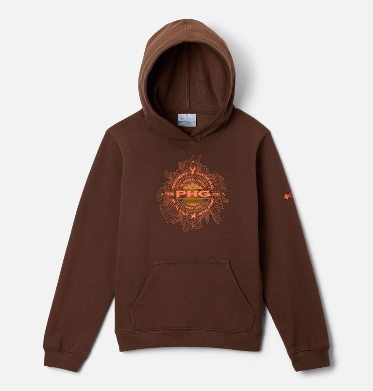 Boys' PHG Top Hunt Hoodie, Color: Tobacco, image 1