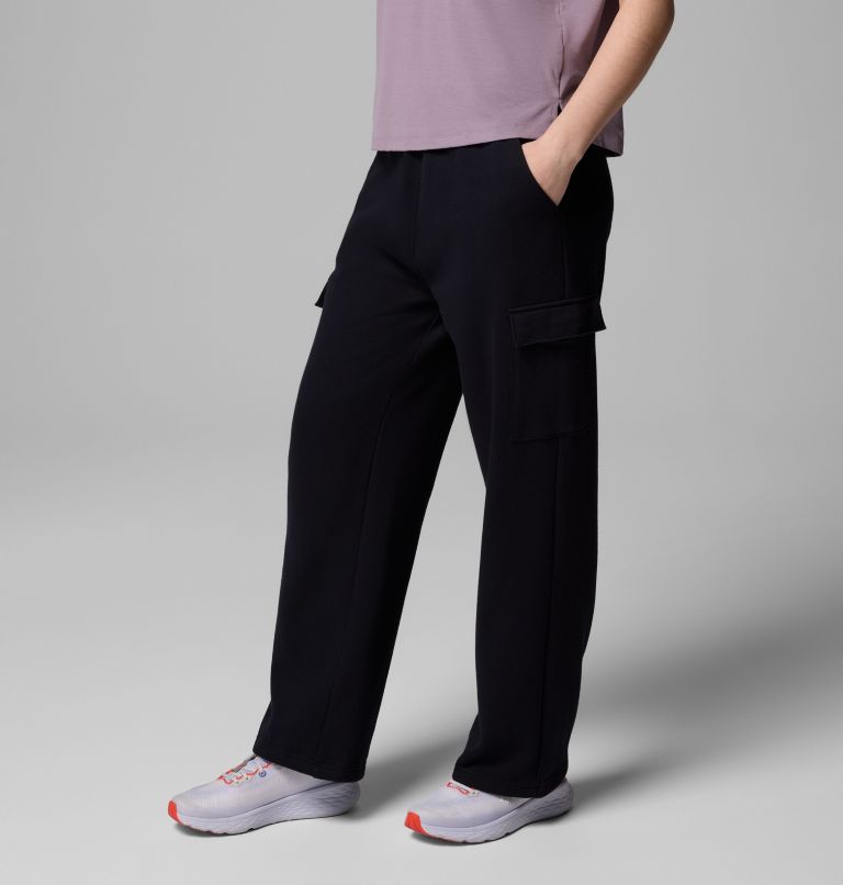 Women's Aldermore Fleece Cargo Pants, Color: Black, image 4