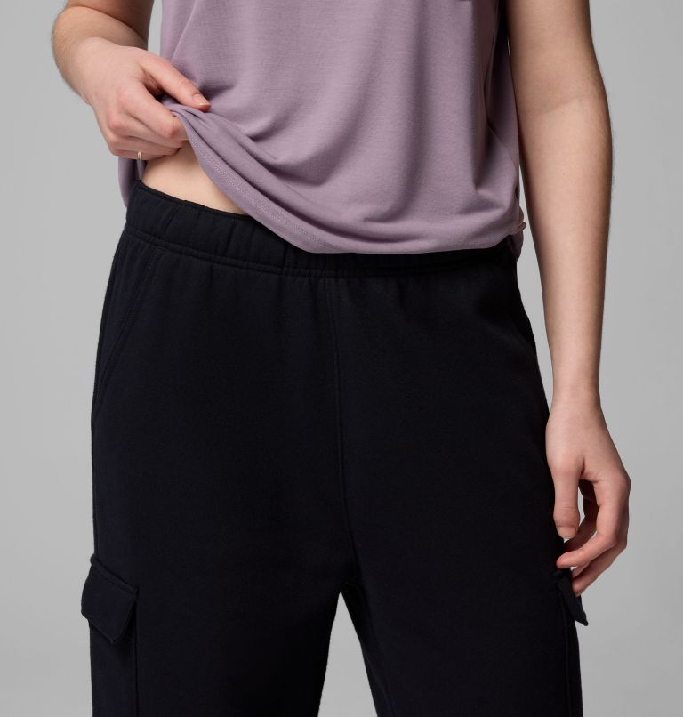 Women's Aldermore Fleece Cargo Pants, Color: Black, image 5