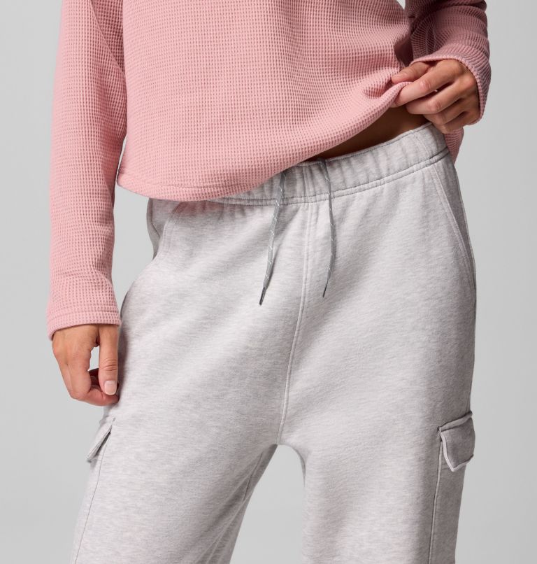 Women's Aldermore Fleece Cargo Pants, Color: Columbia Grey Heather, image 5