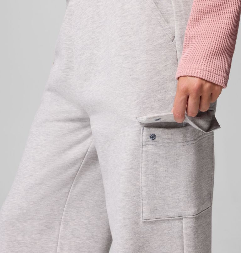 Women's Aldermore Fleece Cargo Pants, Color: Columbia Grey Heather, image 7