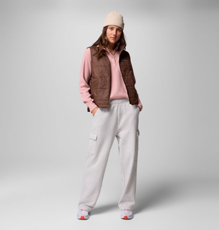 Women's Aldermore Fleece Cargo Pants, Color: Columbia Grey Heather, image 2