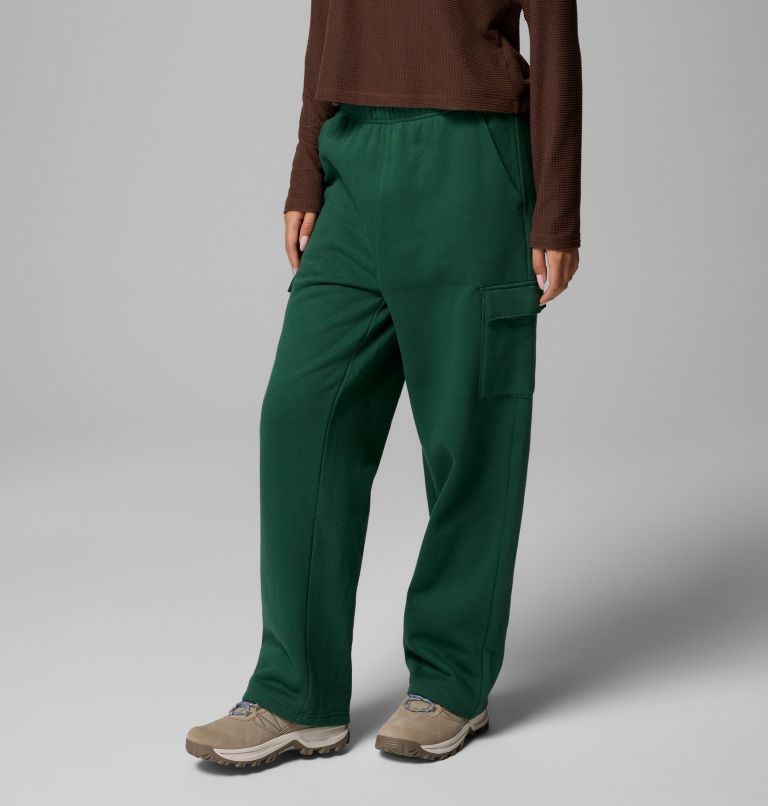 Women's Aldermore Fleece Cargo Pants, Color: Rain Forest, image 4
