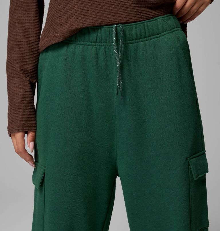 Women's Aldermore Fleece Cargo Pants, Color: Rain Forest, image 5