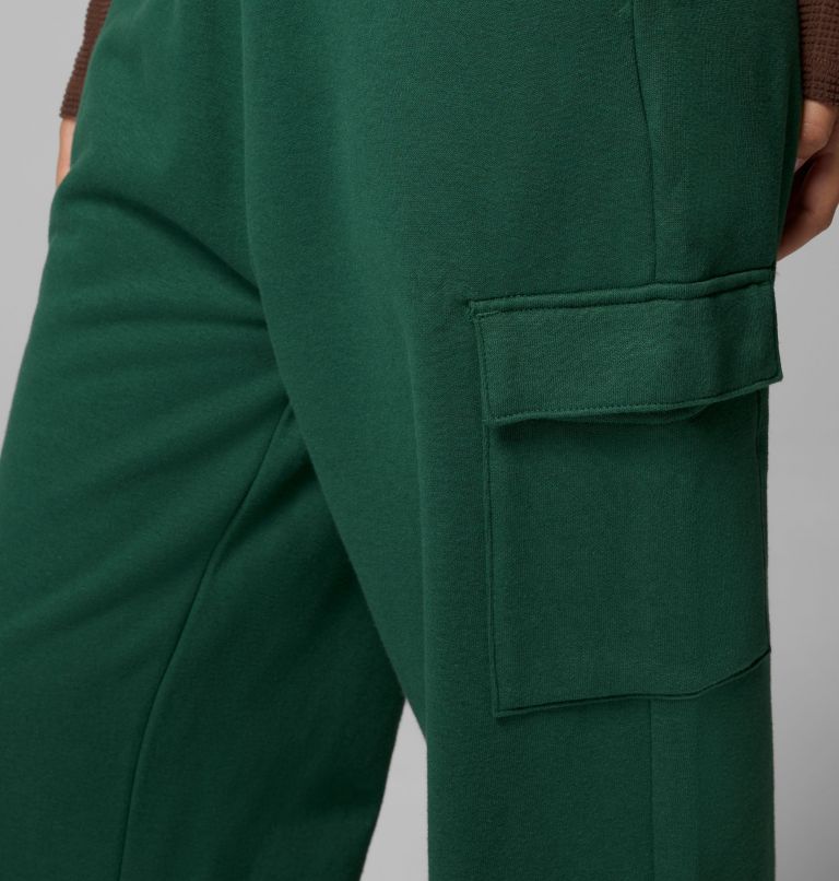 Women's Aldermore Fleece Cargo Pants, Color: Rain Forest, image 7